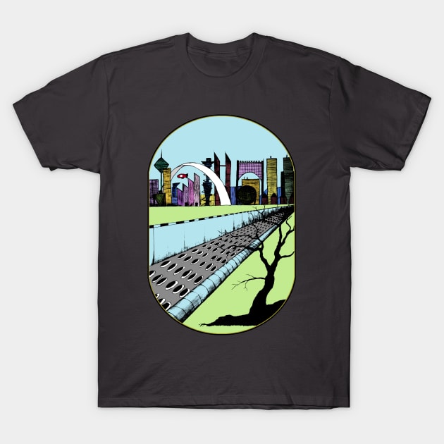 Autobahn T-Shirt by HanDraw